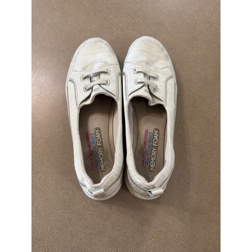 Skechers air cooled memory foam slip on shoes size 7 - Picture 4 of 7